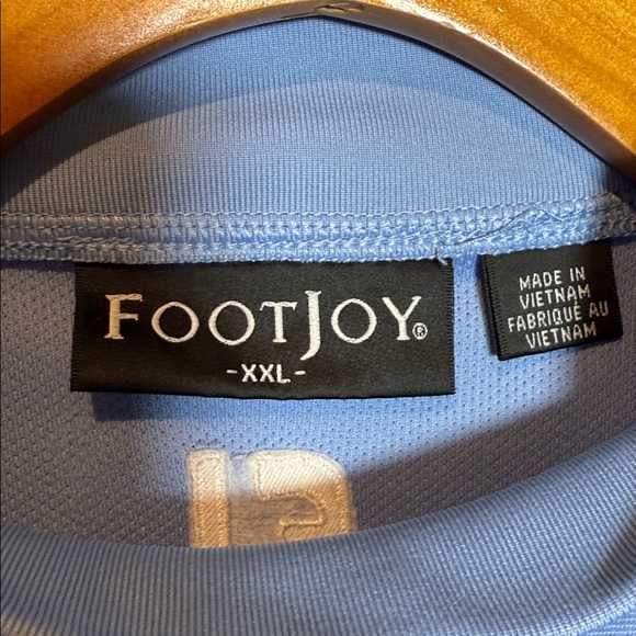 FootJoy Men’s Very Good Quality Light Blue Long Sleeve Shirt, Size XXL EUC! - Picture 4 of 10